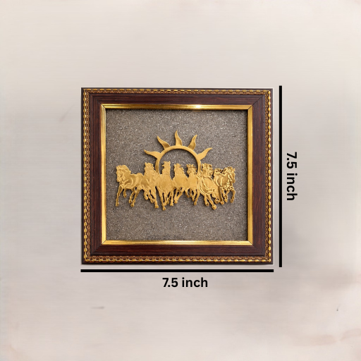 Seven Horses Pyrite Frame