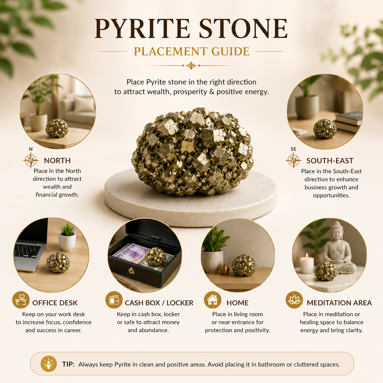 Pyrite Stone ( 50 to 100 Grams )