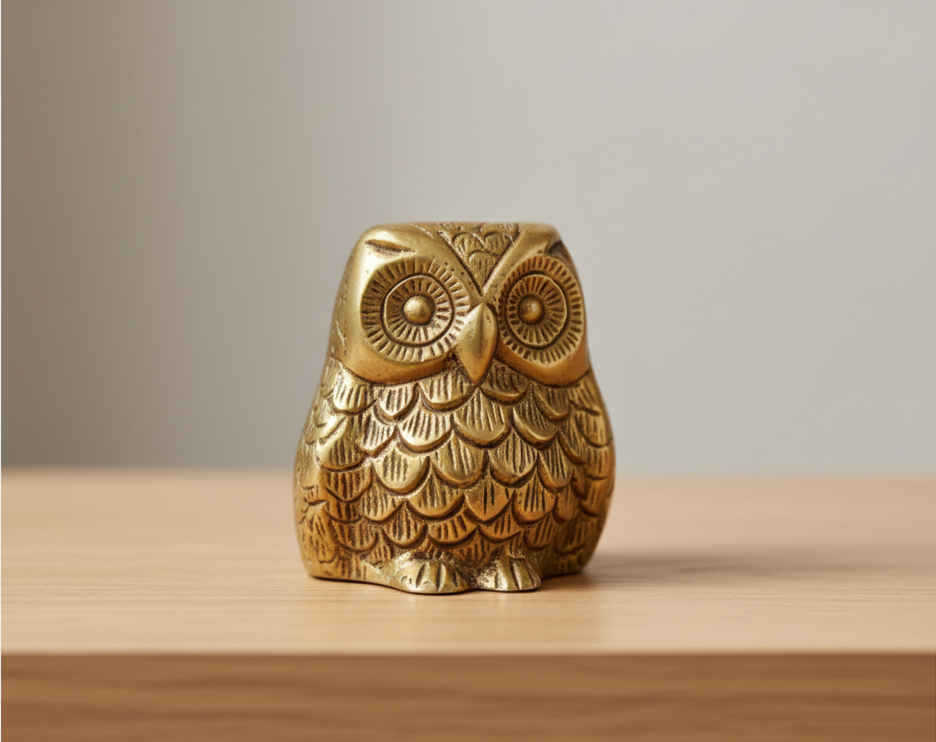 Brass owl