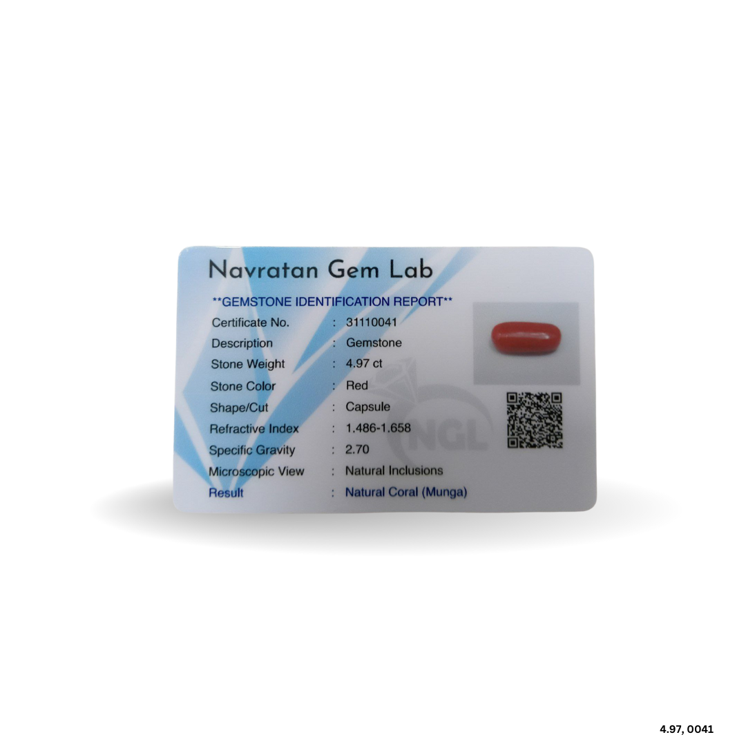 4.97 CARAT MOONGA (CAPSULE)