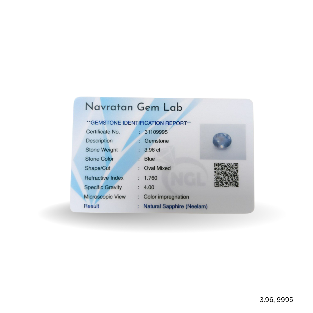 3.96 CARAT NEELAM (GRADE A)
