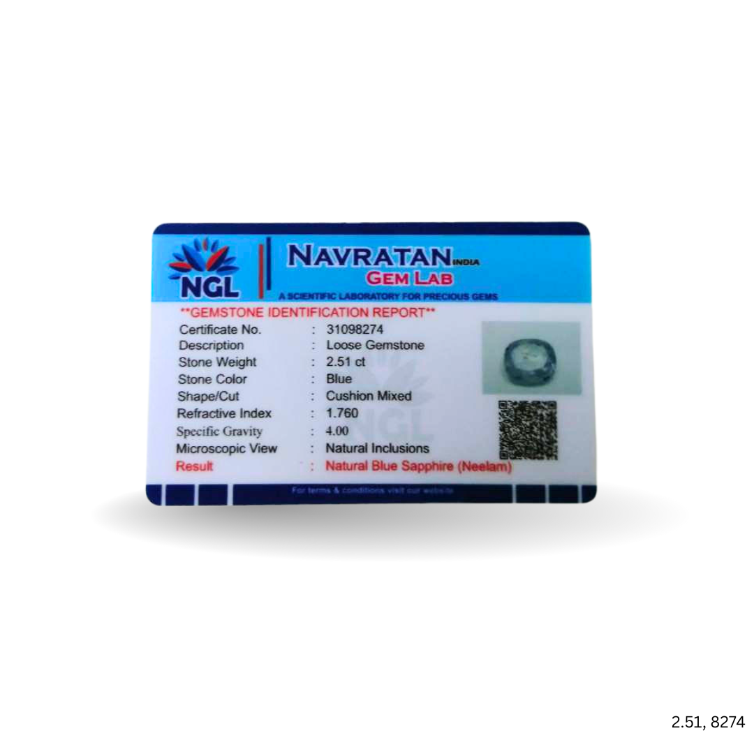 2.51 CARAT NEELAM (GRADE A)