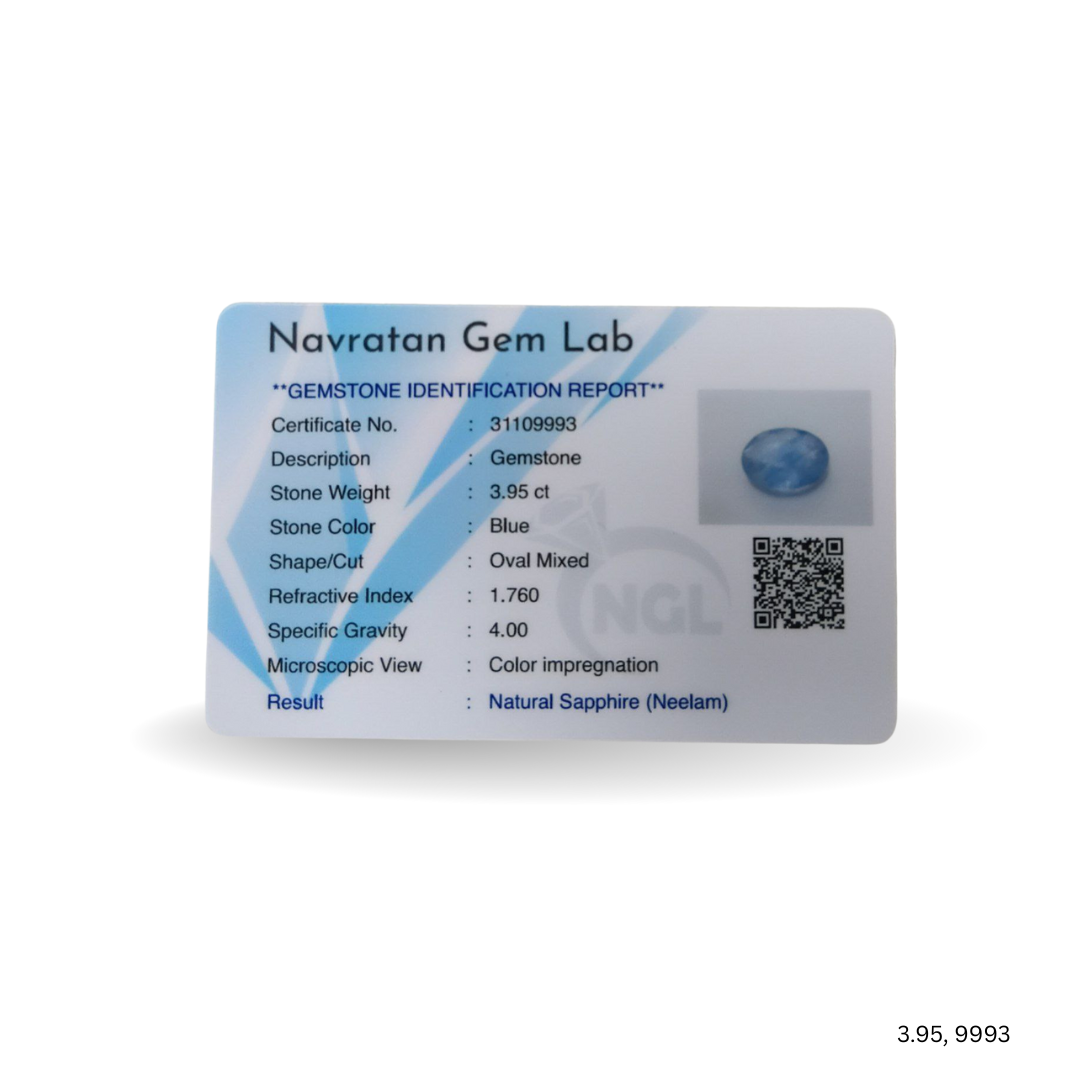 3.95 CARAT NEELAM (GRADE A)