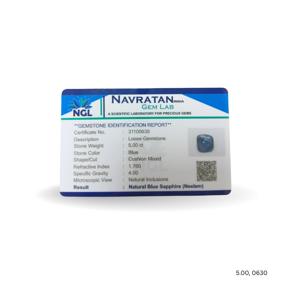5.00 CARAT NEELAM (GRADE A)