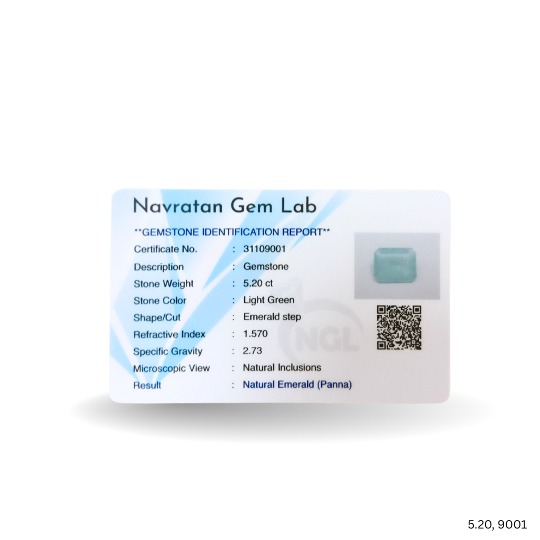 5.20 CARAT PANNA (GRADE A)