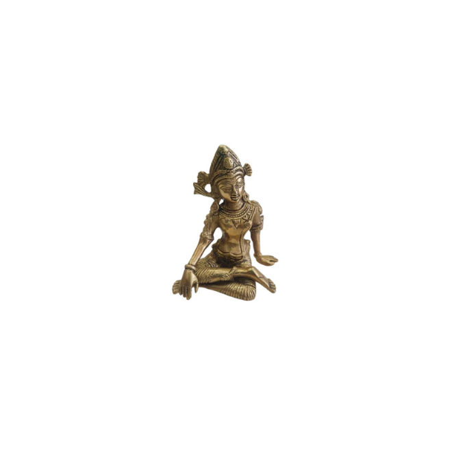 Brass Indra Dev Small
