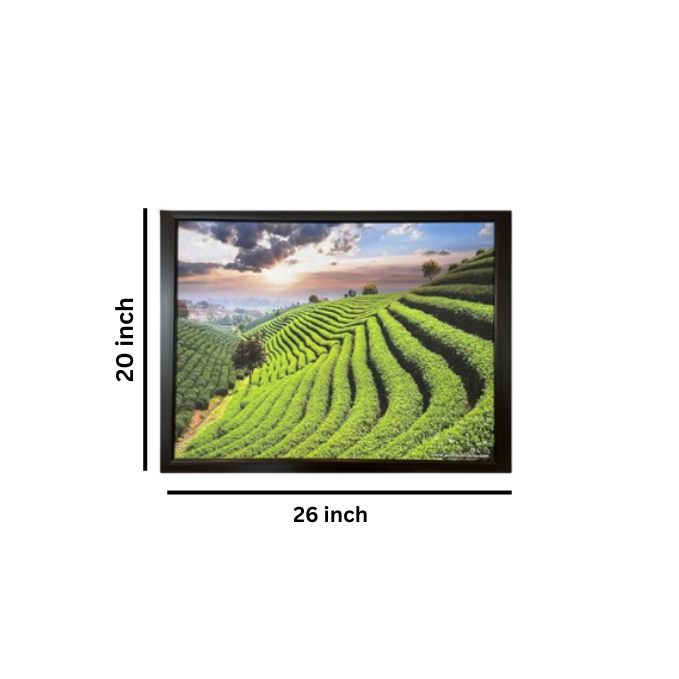 Green Landscape Painting