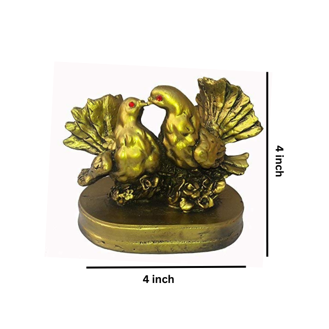 Golden Loving Birds