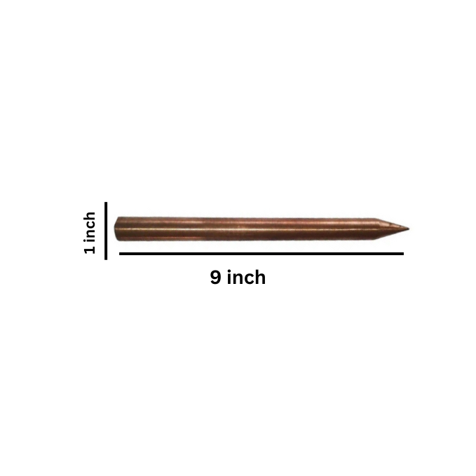 Copper rod "9" inches