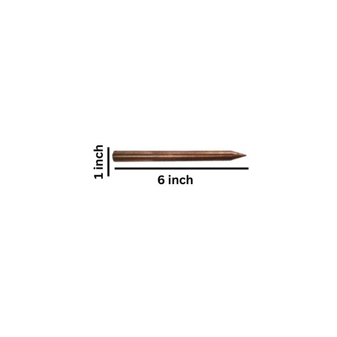 Copper rod "6" inches