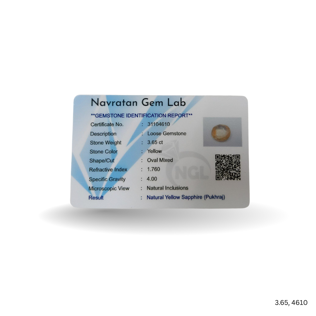 3.65 CARAT PUKHRAJ (GRADE A)