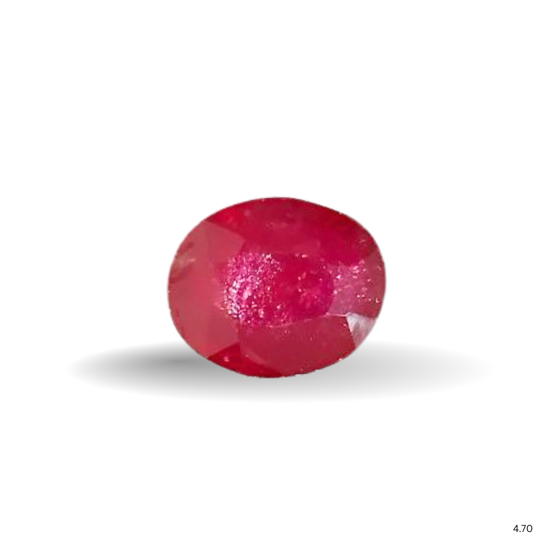 4.70 CARAT RUBY  (GRADE A)