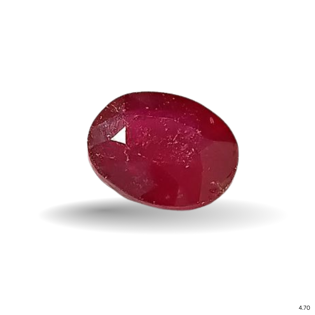 4.70 CARAT RUBY  (GRADE A)