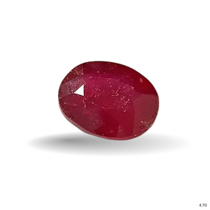 4.70 CARAT RUBY  (GRADE A)