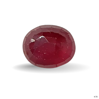4.70 CARAT RUBY  (GRADE A)