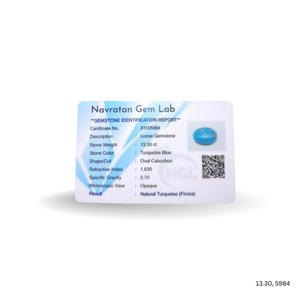 13.30 CARAT FIROZA (GRADE A)