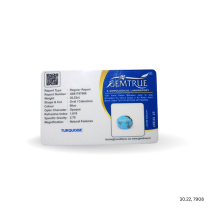 30.22 CARAT FIROZA (GRADE A)