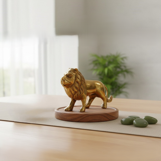 Brass Small Lion
