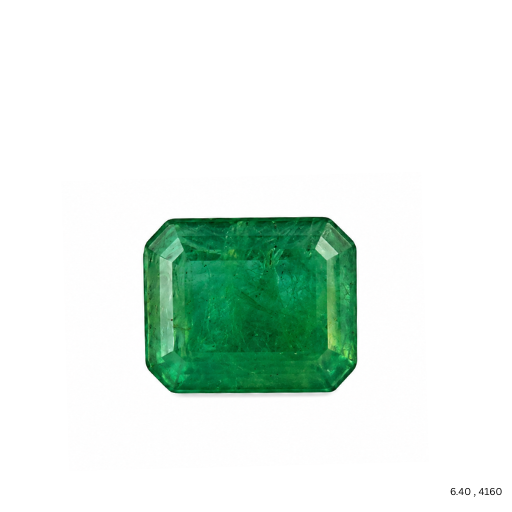 6.40 Carat Panna Grade A+
