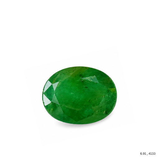 6.91 Carat Panna Grade A+