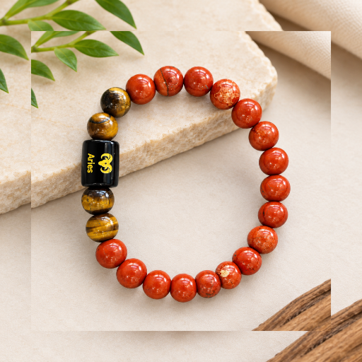 Aries Zodiac Crystal Bracelet