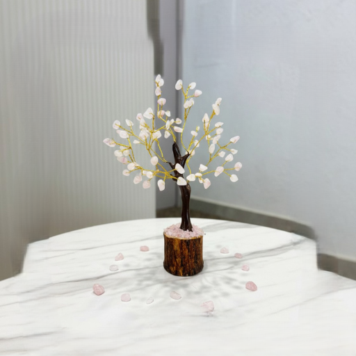 Rose Quartz Crystal Tree