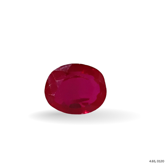 4.65  CARAT RUBY (GRADE B)