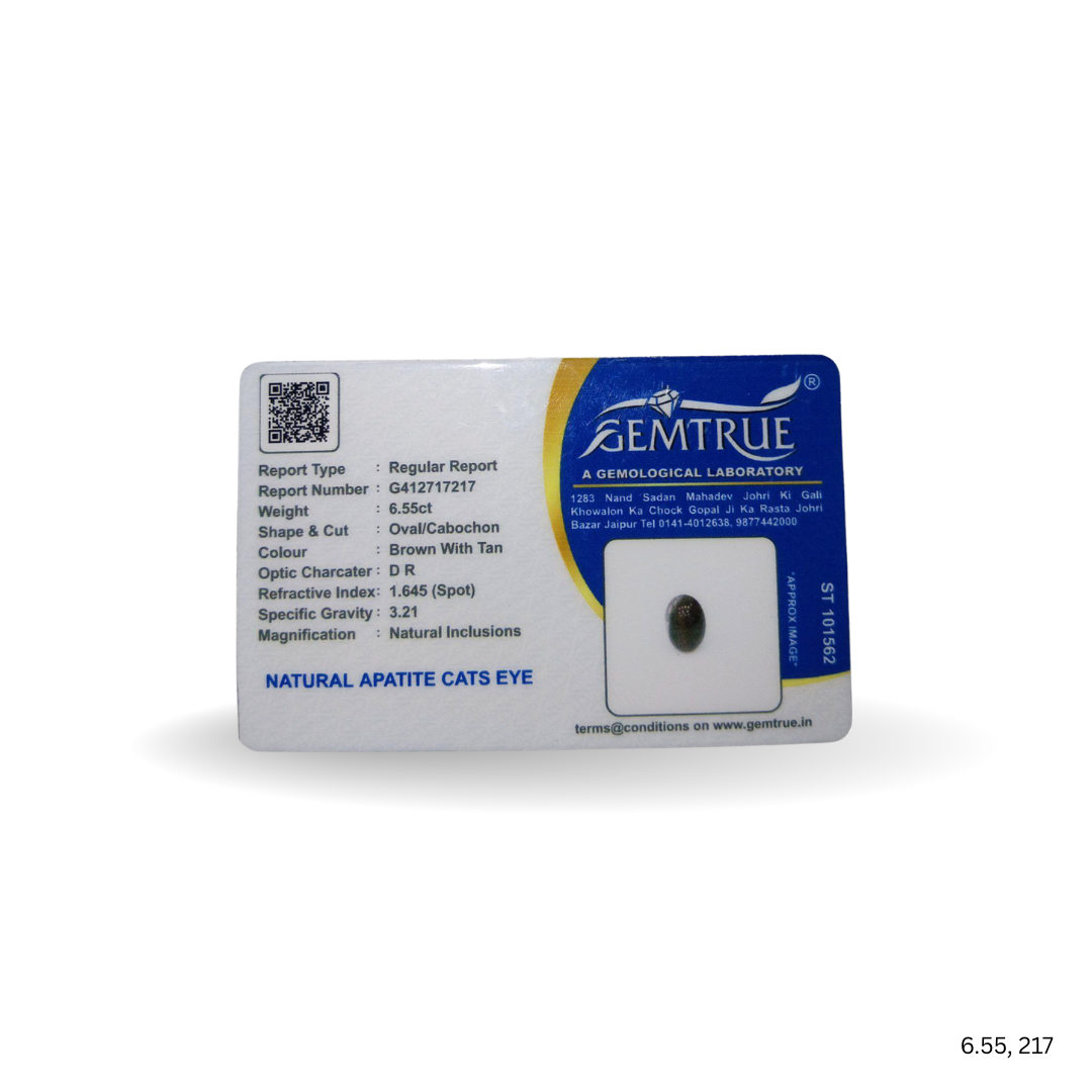 6.55 CARAT CAT'S EYE (GRADE A)