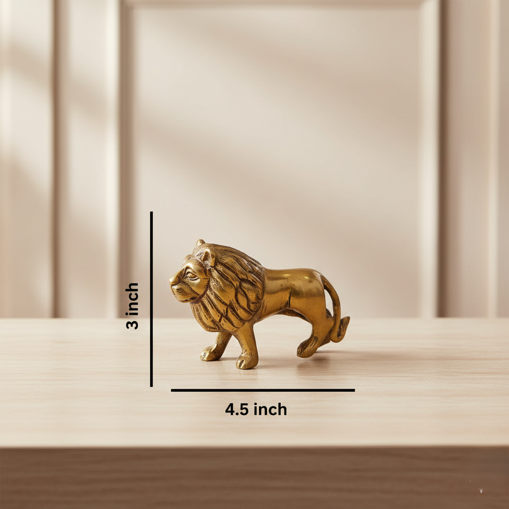 Brass Small Lion