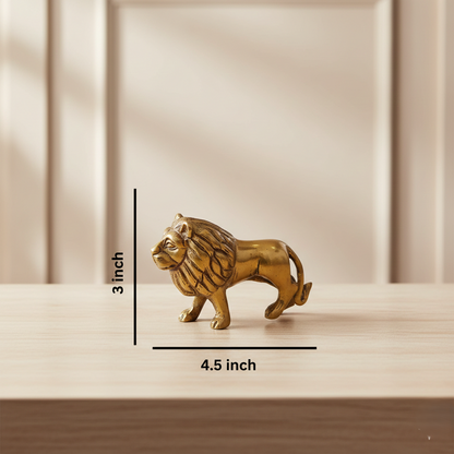 Brass Small Lion
