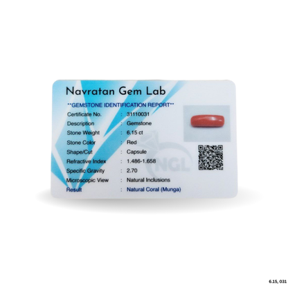 6.15 CARAT MOONGA (CAPSULE)