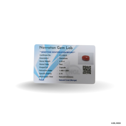 4.50 CARAT MOONGA (CAPSULE)