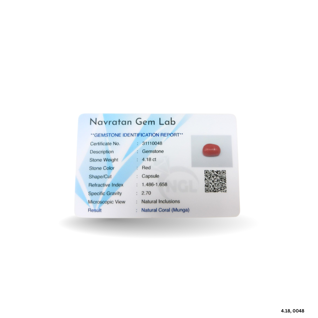 4.18 CARAT MOONGA (CAPSULE)