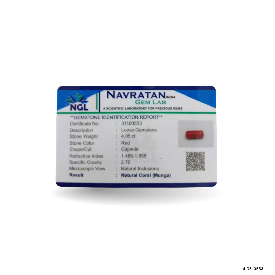 4.05 CARAT MOONGA (CAPSULE)