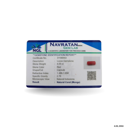 4.05 CARAT MOONGA (CAPSULE)