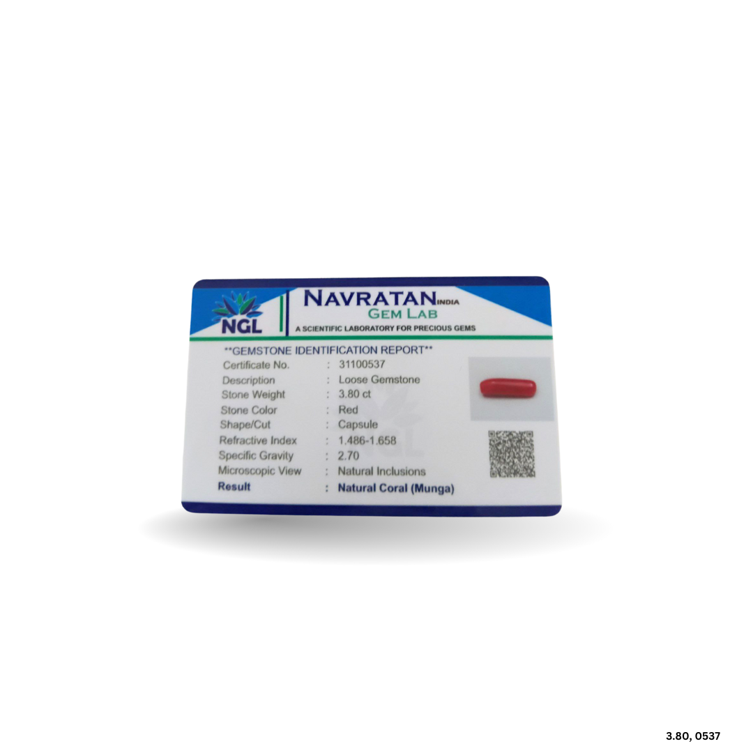 3.80 CARAT MOONGA (CAPSULE)