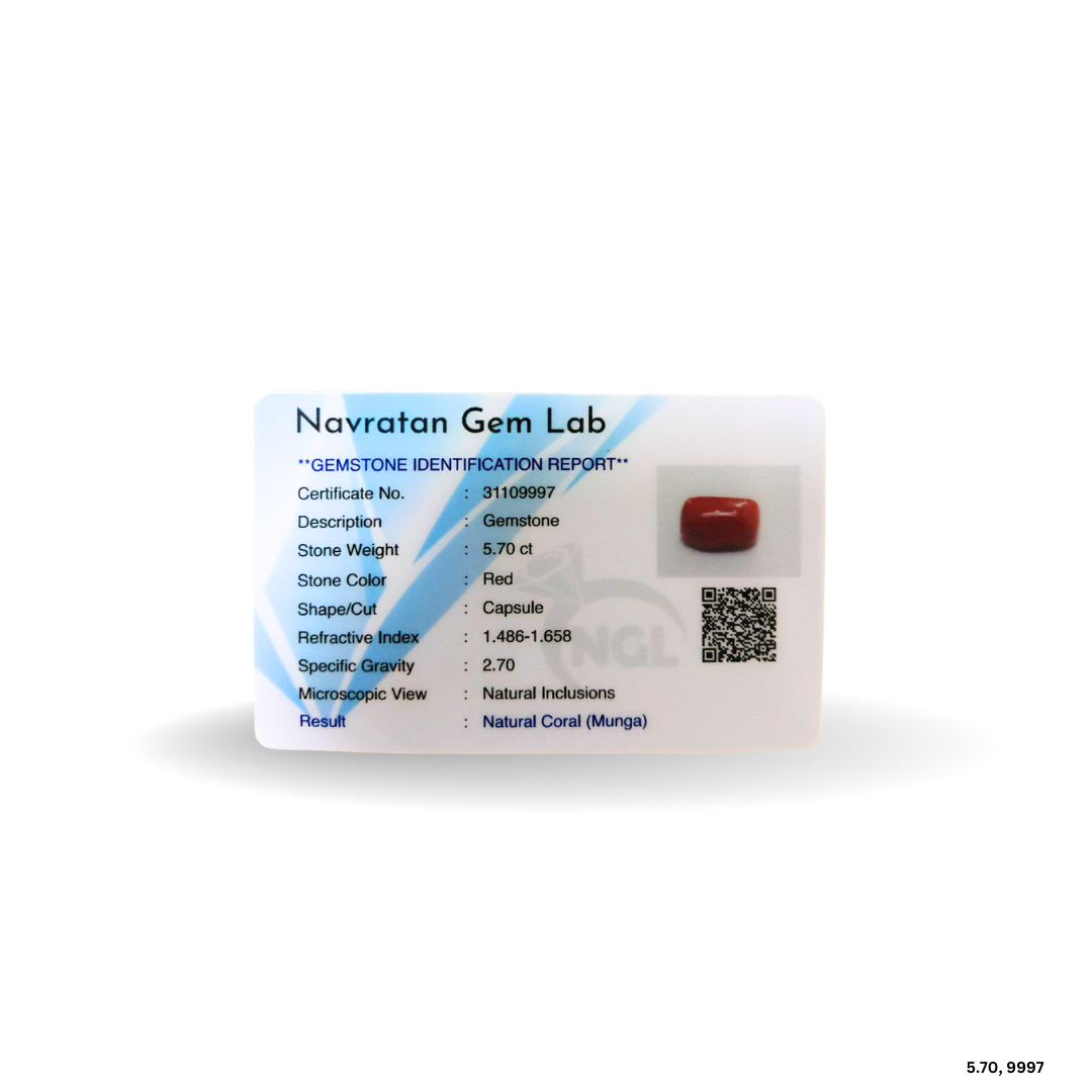 5.70 CARAT MOONGA (CAPSULE)