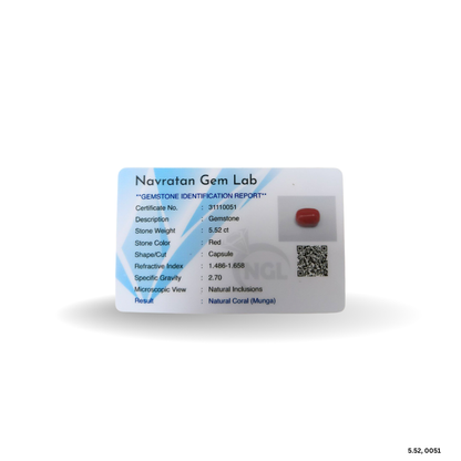 5.52 CARAT MOONGA (CAPSULE)