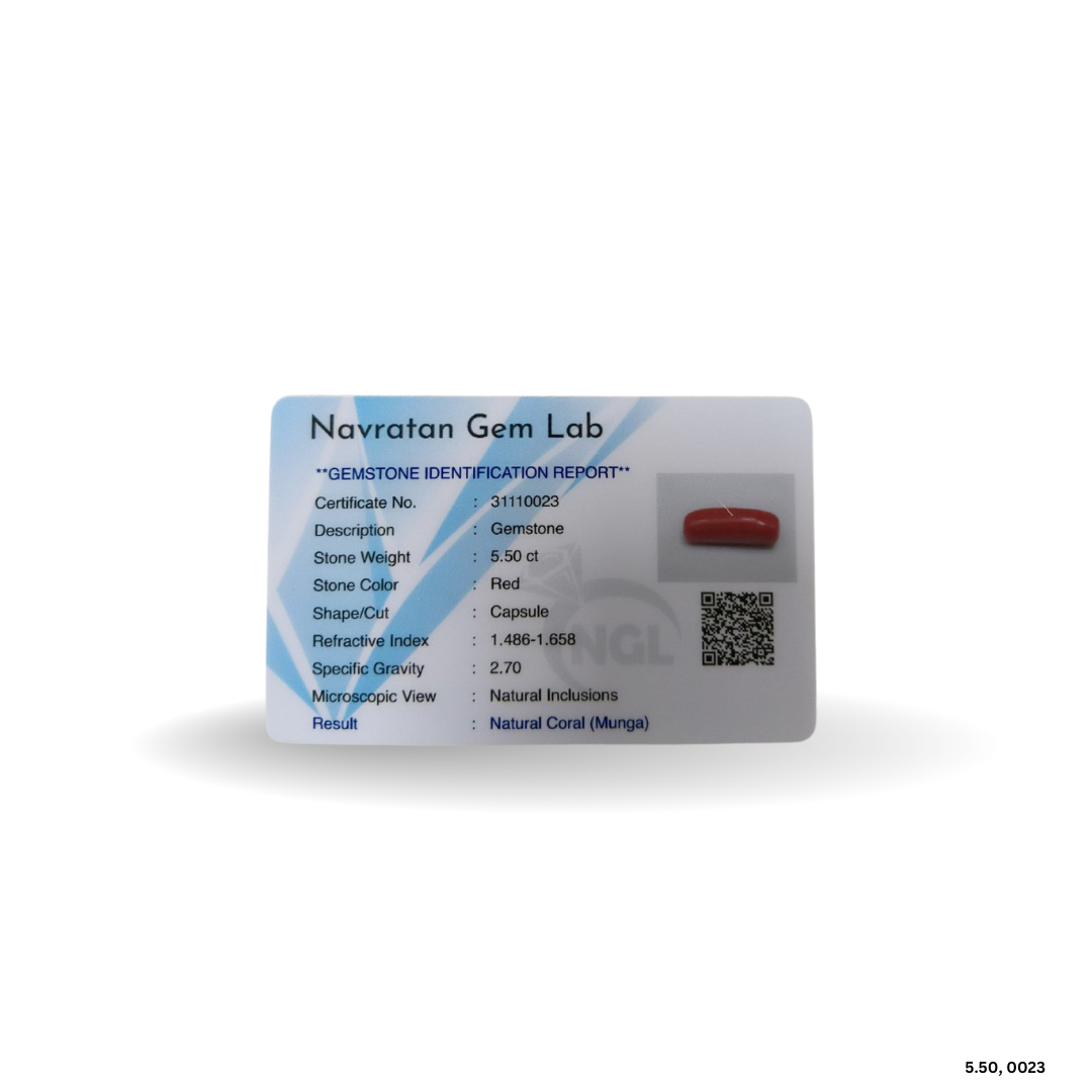 5.50 CARAT MOONGA (CAPSULE)