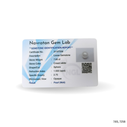 7.65 CARAT MOTI (GRADE A)