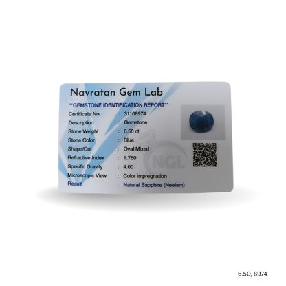 6.50 CARAT NEELAM (GRADE A)