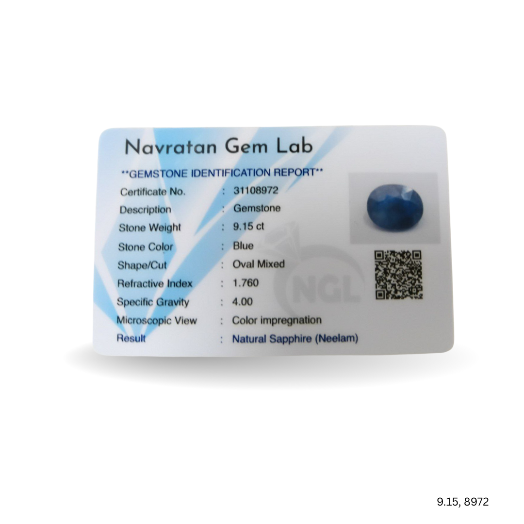 9.15 CARAT NEELAM (GRADE A)