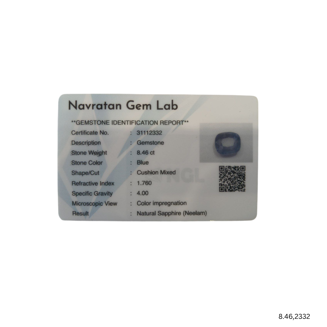 8.46 CARAT NEELAM (GRADE A)