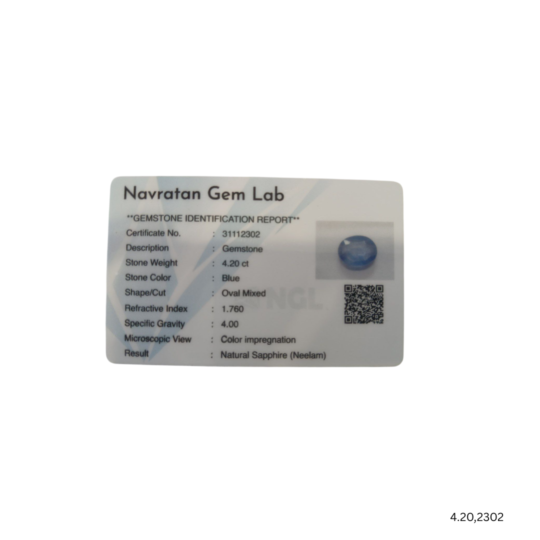 4.20 CARAT NEELAM (GRADE A)