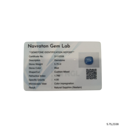5.75 CARAT NEELAM (GRADE A)