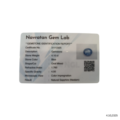 4.10 CARAT NEELAM (GRADE A)