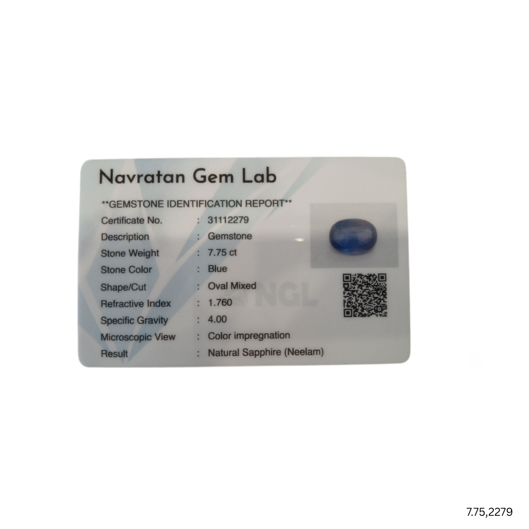 7.75 CARAT NEELAM (GRADE A)