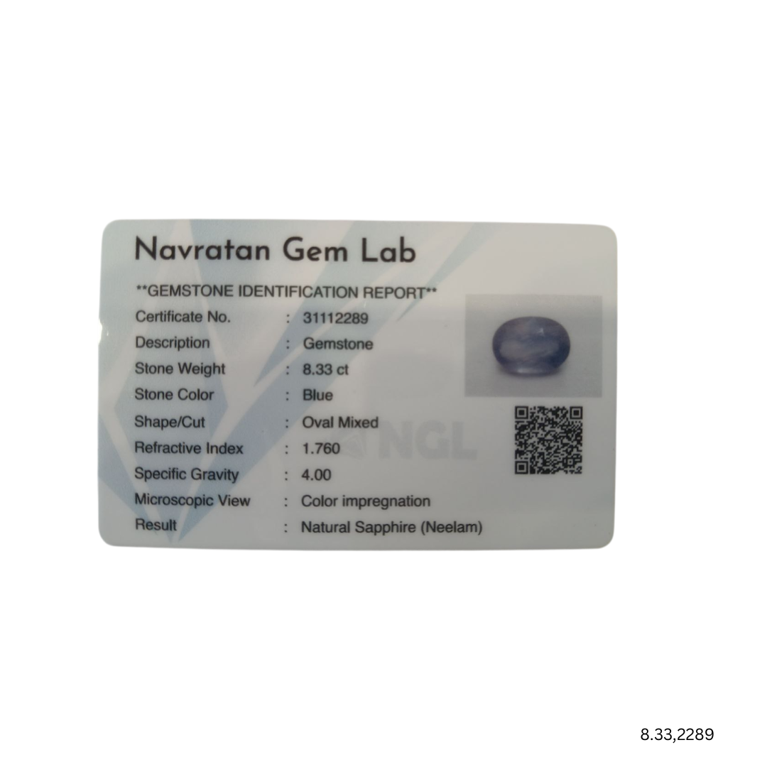 8.33 CARAT NEELAM (GRADE A)