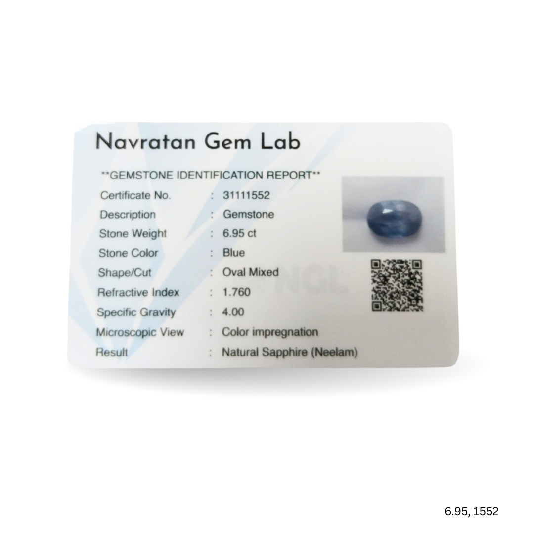 6.95 CARAT NEELAM (GRADE A)