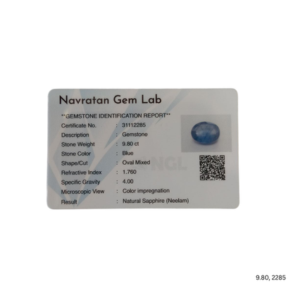 9.80 CARAT NEELAM (GRADE A)